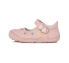 D.D.Step nahast kingad, baby pink/värvilised südamed 073
