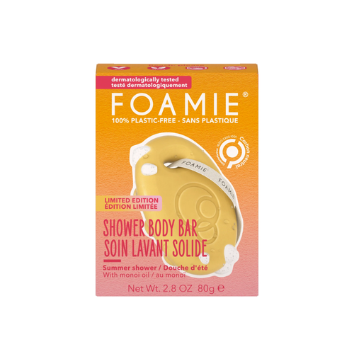 FOAMIE Monoi Beach tahke turgutav dušiseep monoi ja kookosõliga, 80 gr