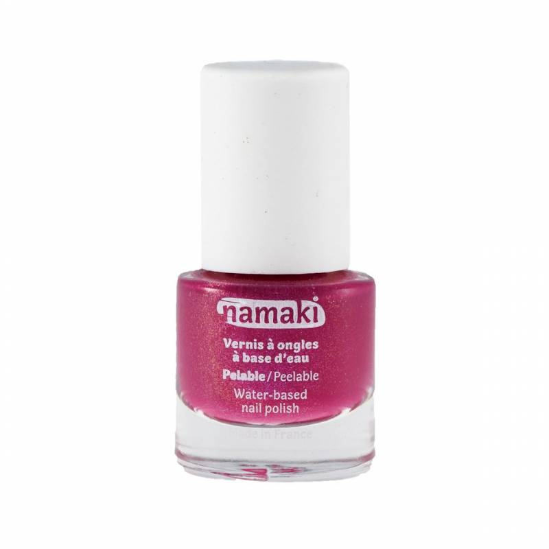 NAMAKI veebaasil mahakooritav küünelakk lastele, toon FUKSIA 7,5 ml