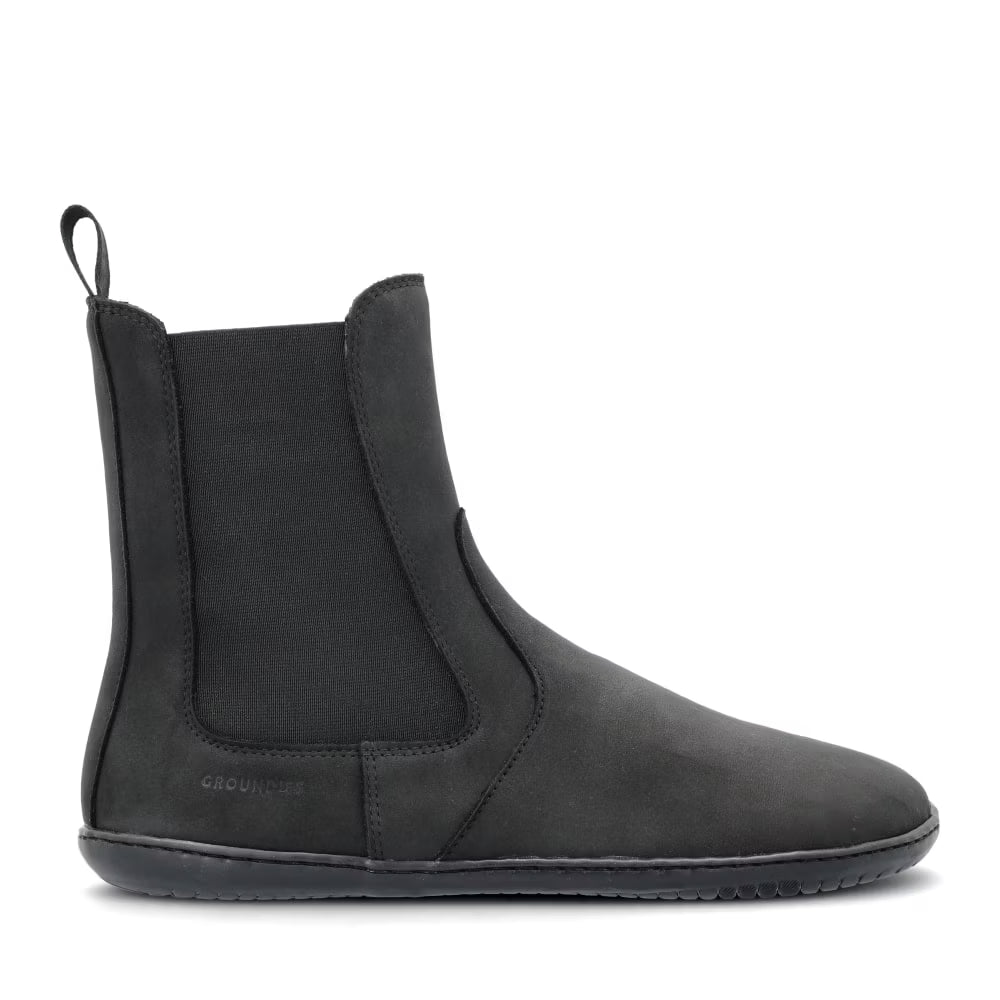 GROUNDIES® Camden Women + poolsaapad laiemale jalale, black