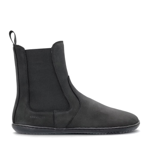 GROUNDIES® Camden Women + poolsaapad laiemale jalale, black