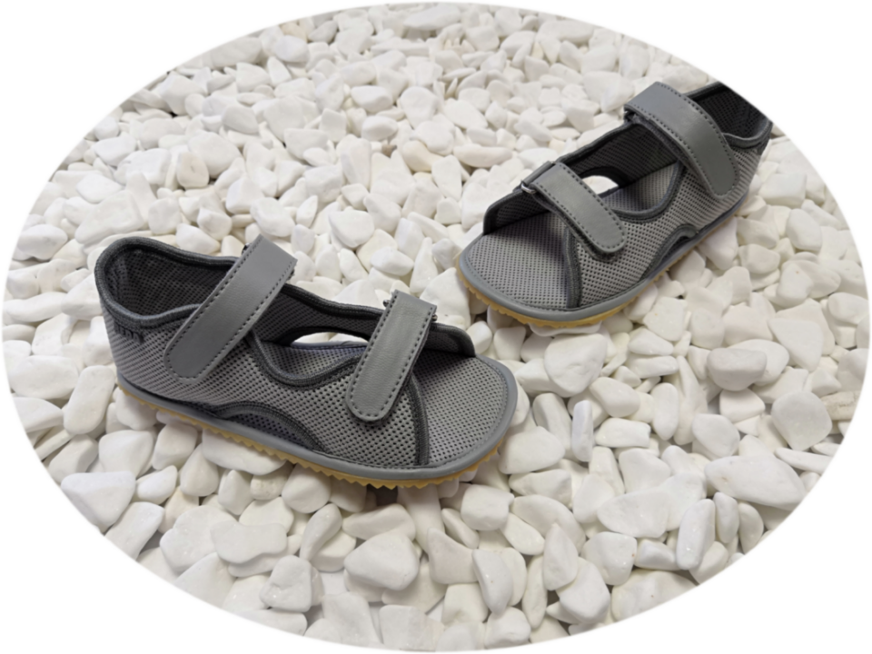 Beda lahtised sandaalid, grey
