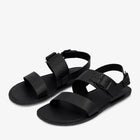 GROUNDIES® Kos Black, naiste barefoot sandaalid