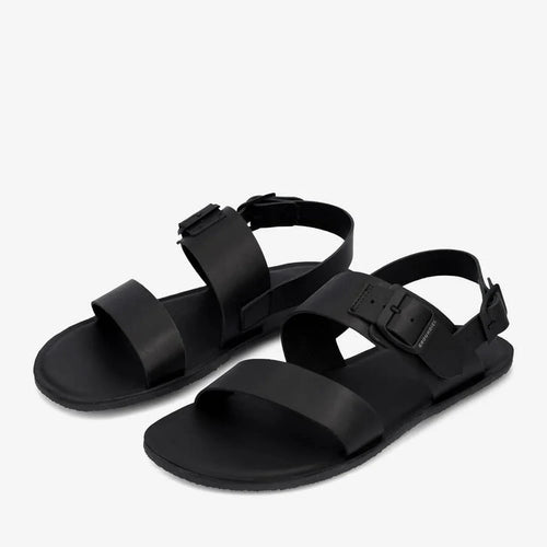 GROUNDIES® Kos Black, naiste barefoot sandaalid