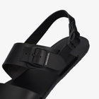 GROUNDIES® Kos Black, naiste barefoot sandaalid