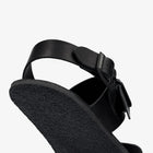 GROUNDIES® Kos Black, naiste barefoot sandaalid
