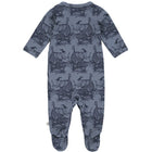 Müsli Mini me bodysuit with feet, dusty blue