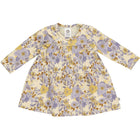 Müsli Cardamine l/s dress baby, calm yellow