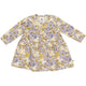 Müsli Cardamine l/s dress baby, calm yellow