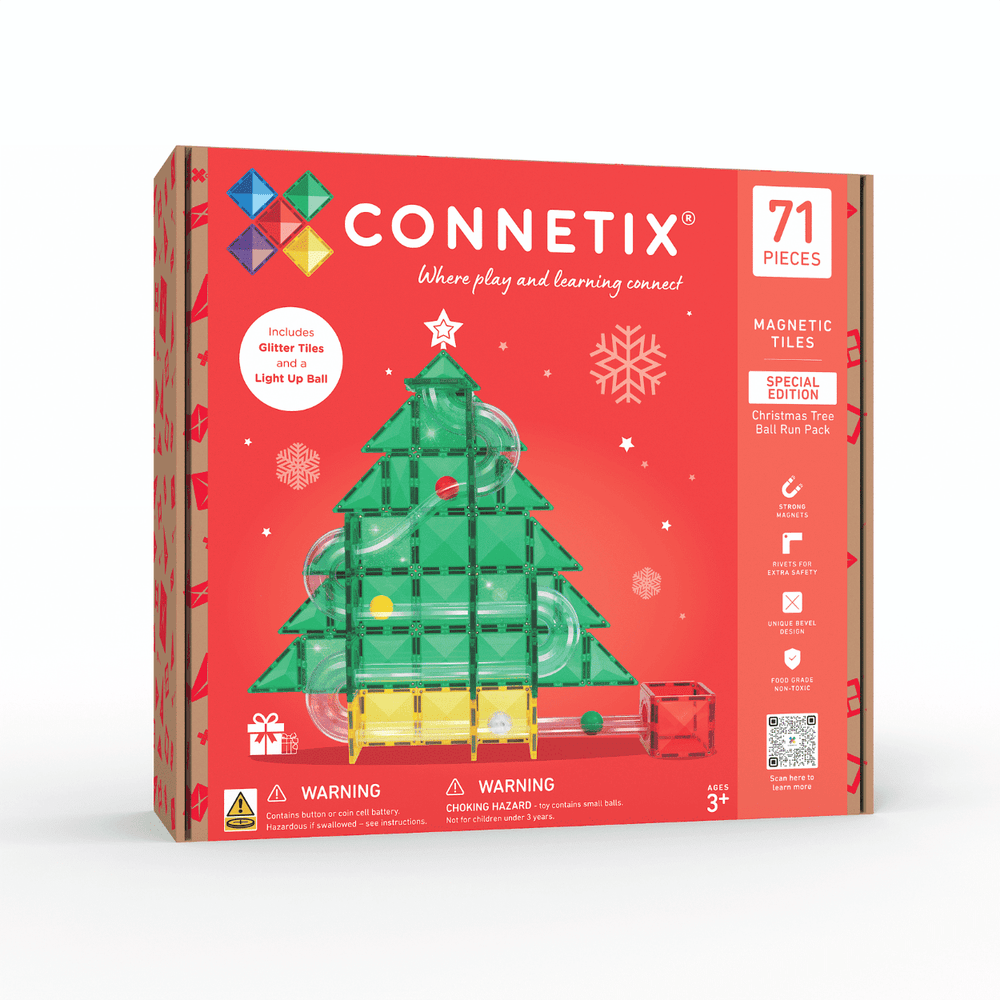 Connetix Special Edition Christmas Tree Ball Run 71pc🎄