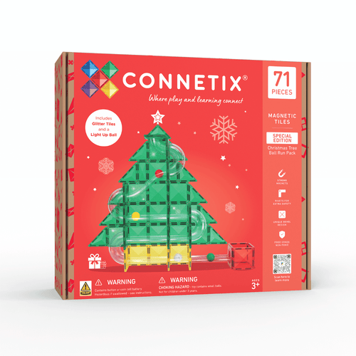 Connetix Special Edition Christmas Tree Ball Run 71pc🎄