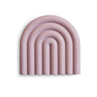 Mushie silikoonist närimisrõngas Rainbow- Mauve