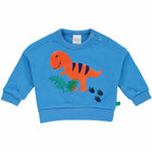 Fred's World Dinosaur sweatshirt baby, Happy blue