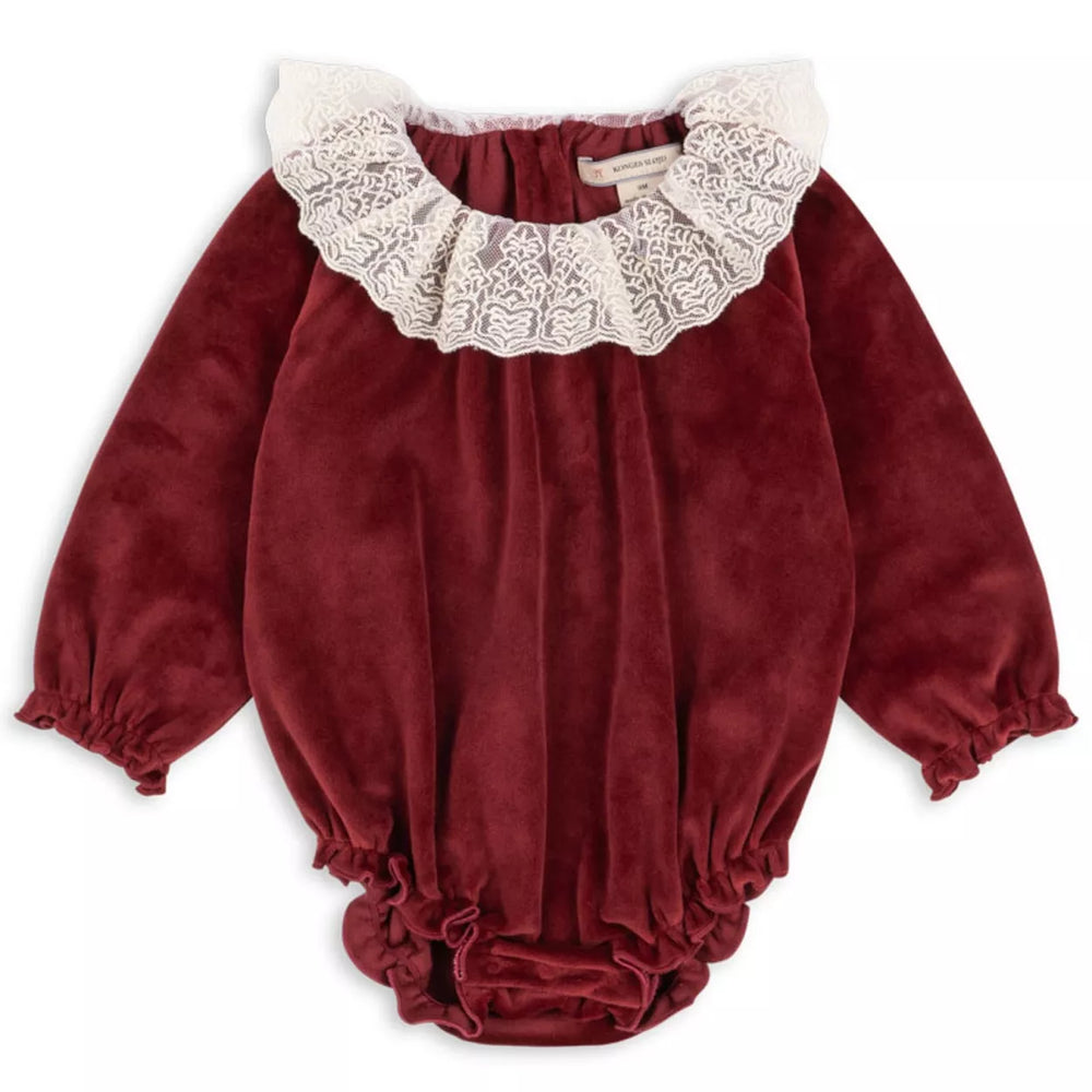 Konges Slojd VENOLA romper, Red Dahlia