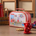 Moulin Roty La Grande Famille keraamiline teeserviis kohvris