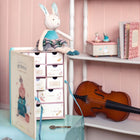 Moulin Roty, väike sinine Jänes La petite école de danse