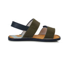 D.D.Step nahast lahtised sandaalid, royal blue+roheline