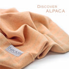 INKARI Nazca Pashmina alpakavillane suur sall, Peach
