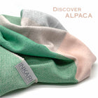 INKARI Monet Pashmina, alpakavillane suur sall, Green
