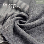 INKARI Nazca alpakavillane sall, Dark Grey