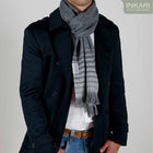 INKARI Nazca alpakavillane sall, Dark Grey