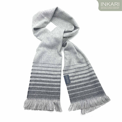 INKARI Nazca alpakavillane sall, Silver