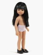 Minikane® 32cm Amigas nukk Liu, roosa kleidiga