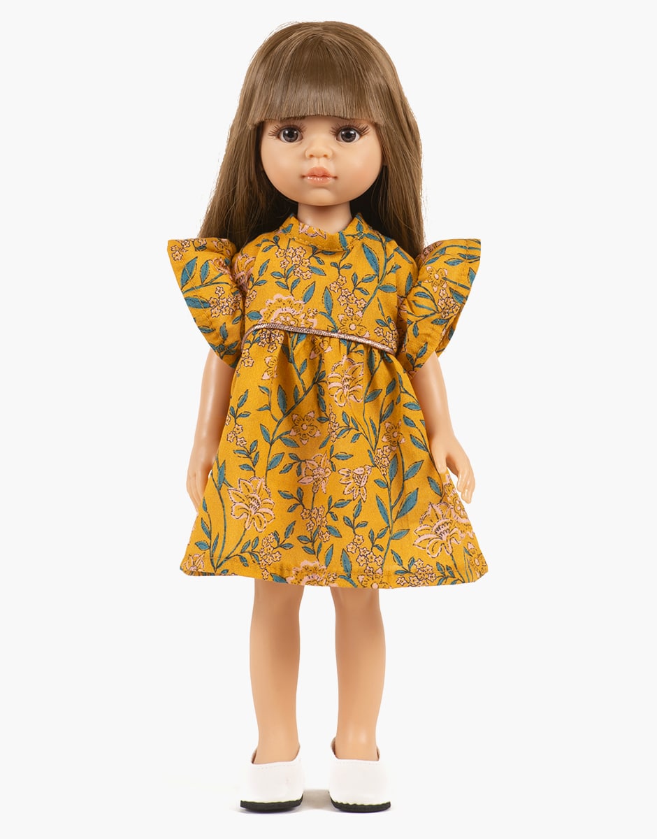 Minikane® 32cm Amigas nukk Carol, Daisy Mustard kleidiga