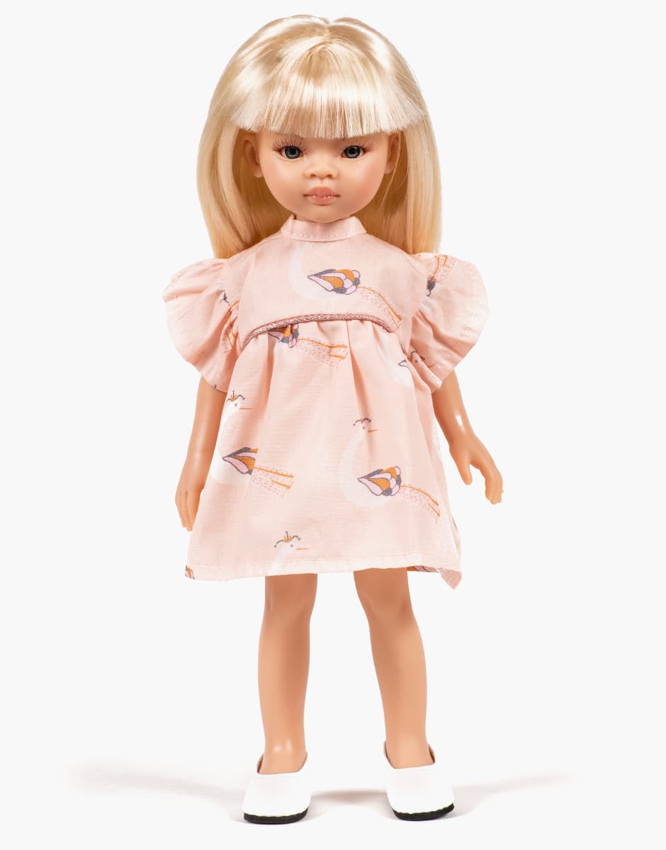 Minikane® 32cm Amigas nukk May, Daisy Peacock Roses kleidiga