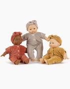 Minikane® Babies Lili plüüsist romper ja peapael, Marsala