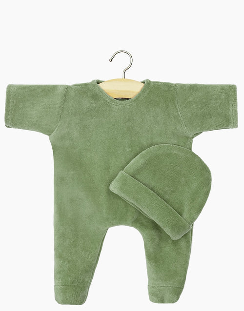 Minikane® Babies veluurkombe ja müts, Verte