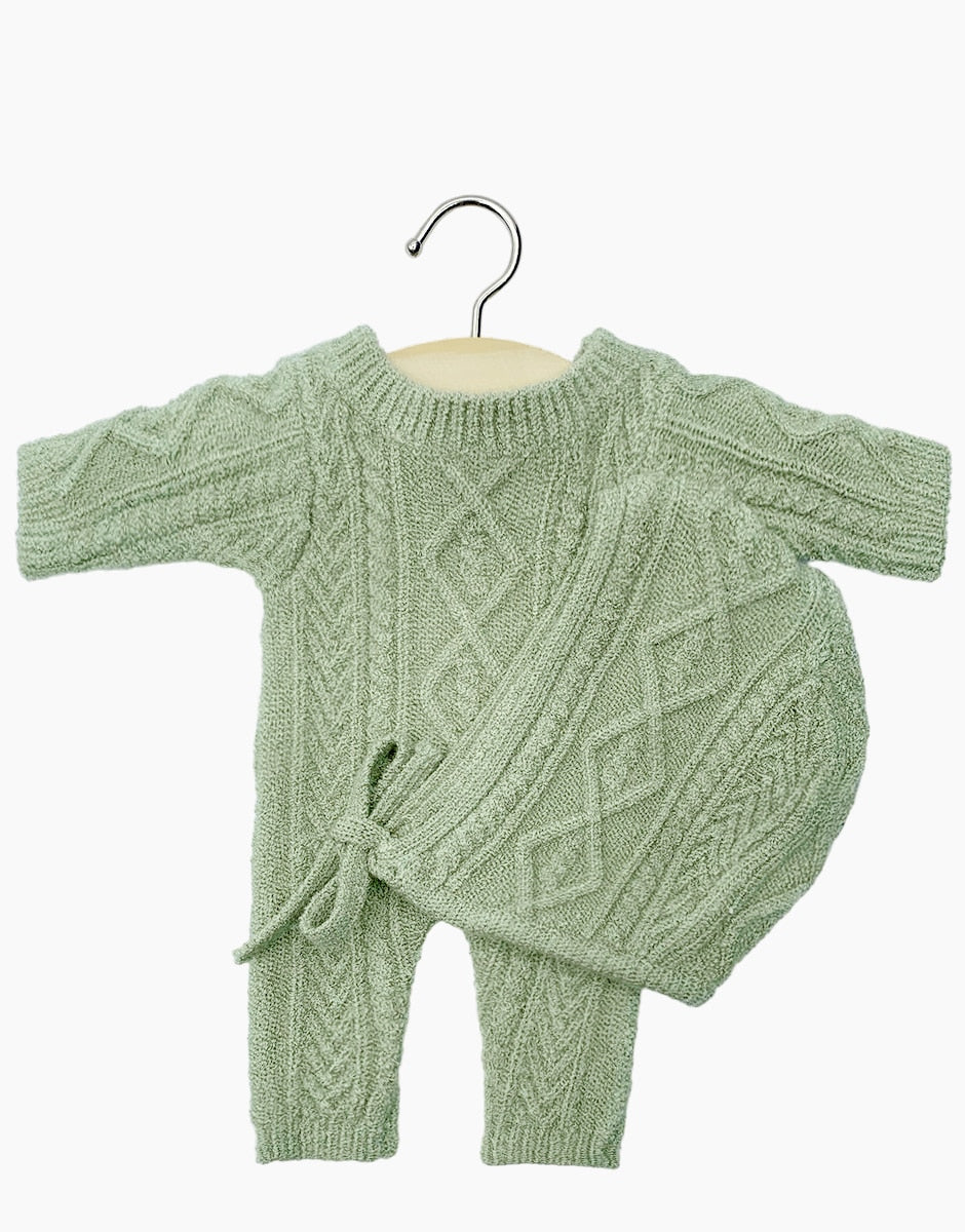Minikane® Babies Lino villane komplekt, Green Tea