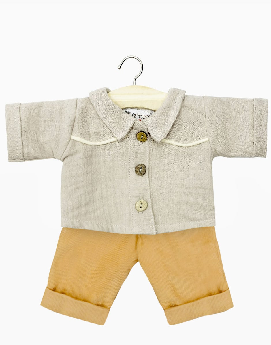 Minikane® Gordis Western komplekt, camel