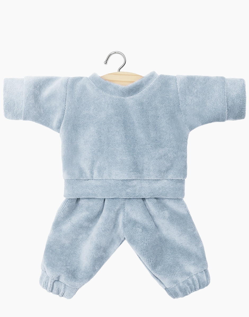 Minikane® Gordis Liam Nikky veluurkomplekt, Blue Sky