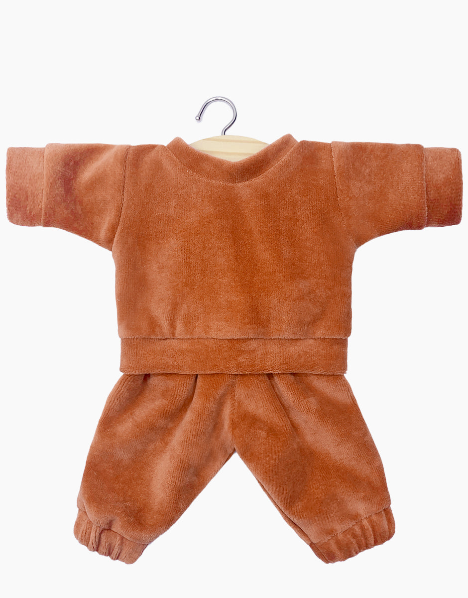 Minikane® Gordis Liam Nikky veluurkomplekt, Marsala