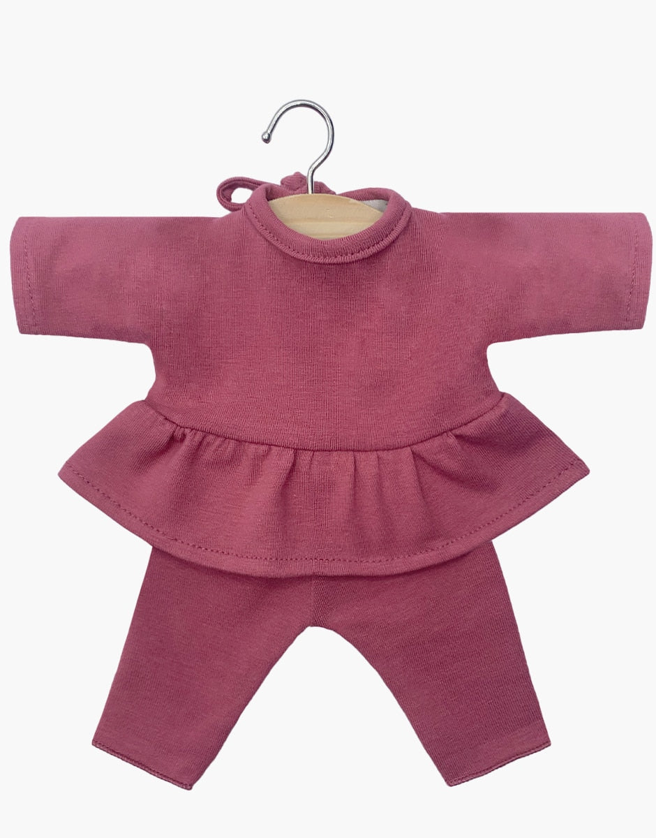 Minikane® Babies Ophélia särgi ja pükste komplekt, Raspberry