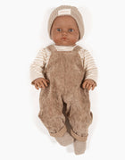 Minikane® Bambinis 47cm beebinukk Augustin, Millaraies velvetist traksipükste ja pluusi komplektiga