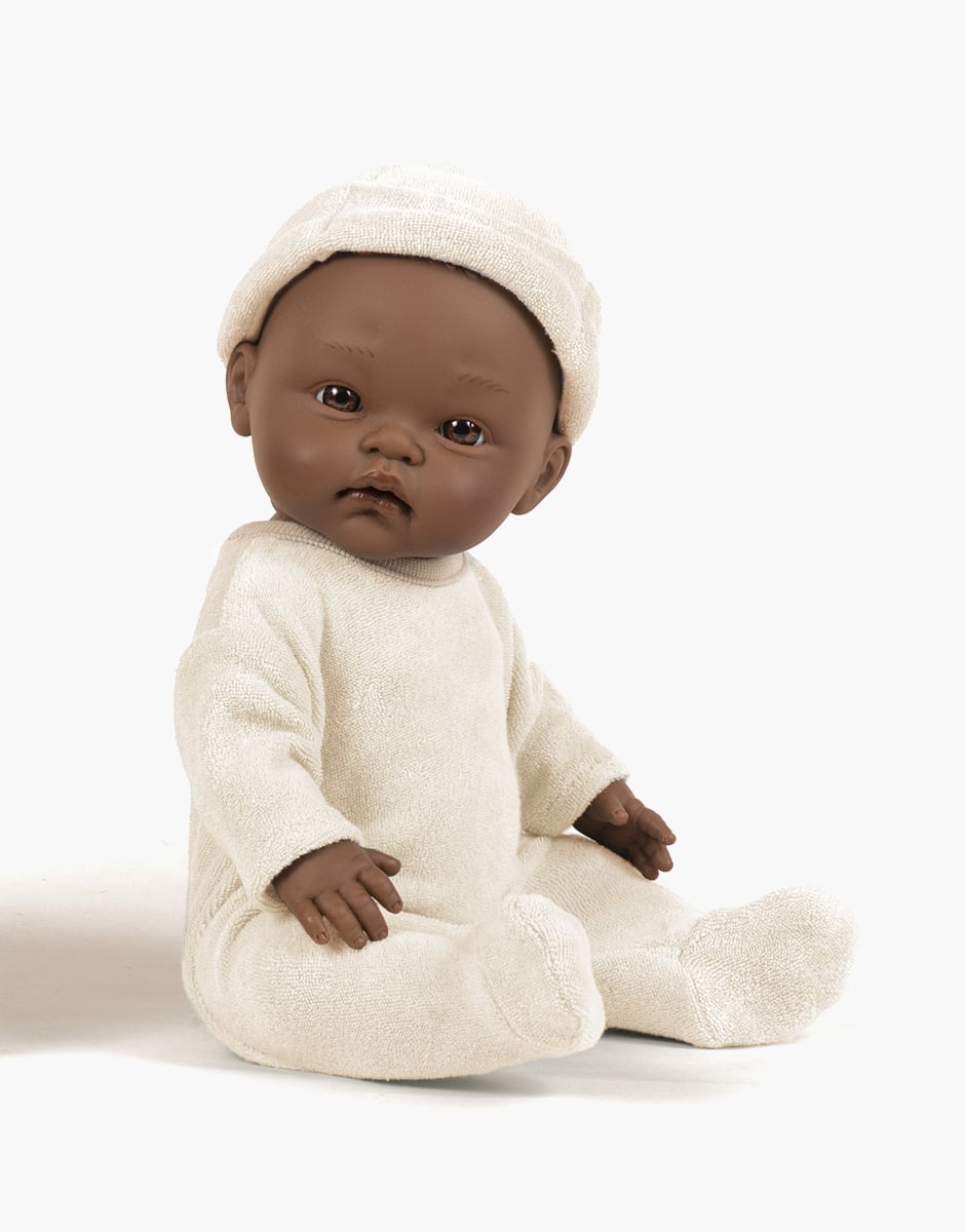 Minikane®Cuties 36cm nukk Basile ja tema froteekangast magamisriietekomplekt