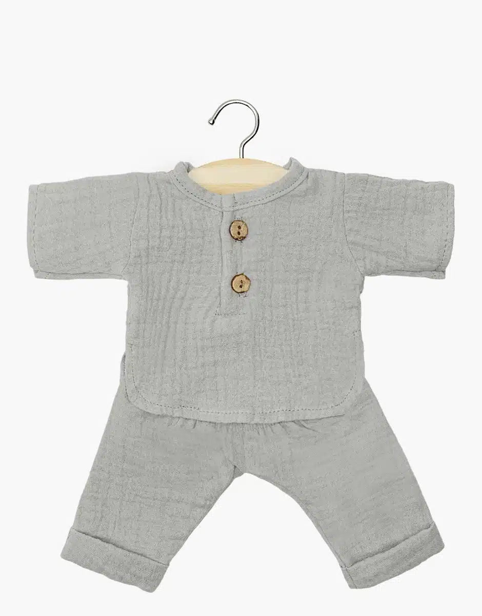 Minikane® Gordis Andrea musliinkangast komplekt, gray