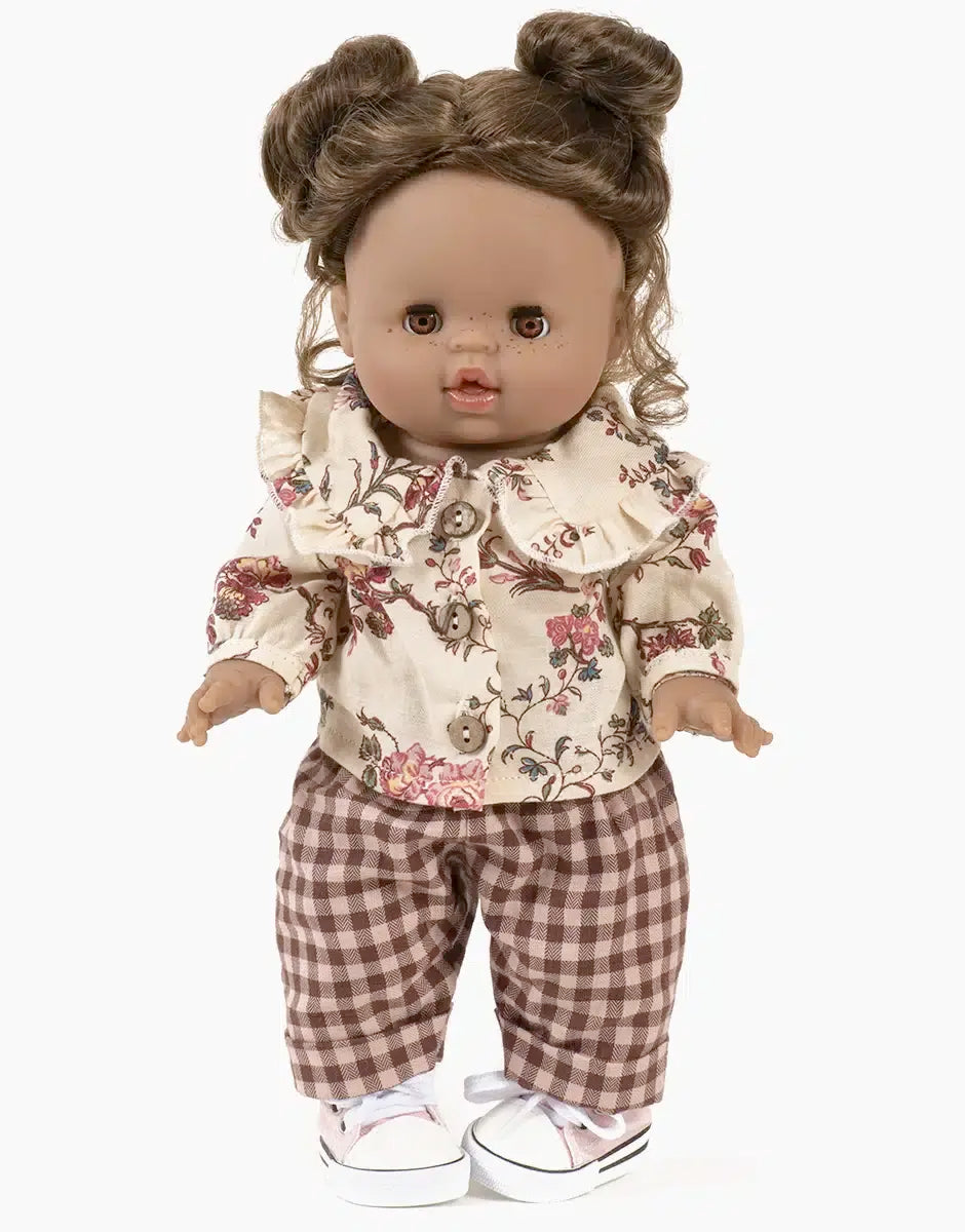 Minikane® Gordis riiete komplekt tüdrukutele EMILE & IDA- Karina Orchid pluusi ja Vichy pükstega
