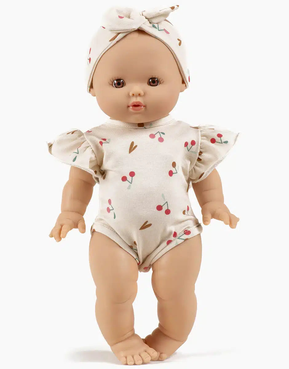 Minikane® Vintage Gordis 34cm nukk Faustine koos Cherries Ondine komplektiga