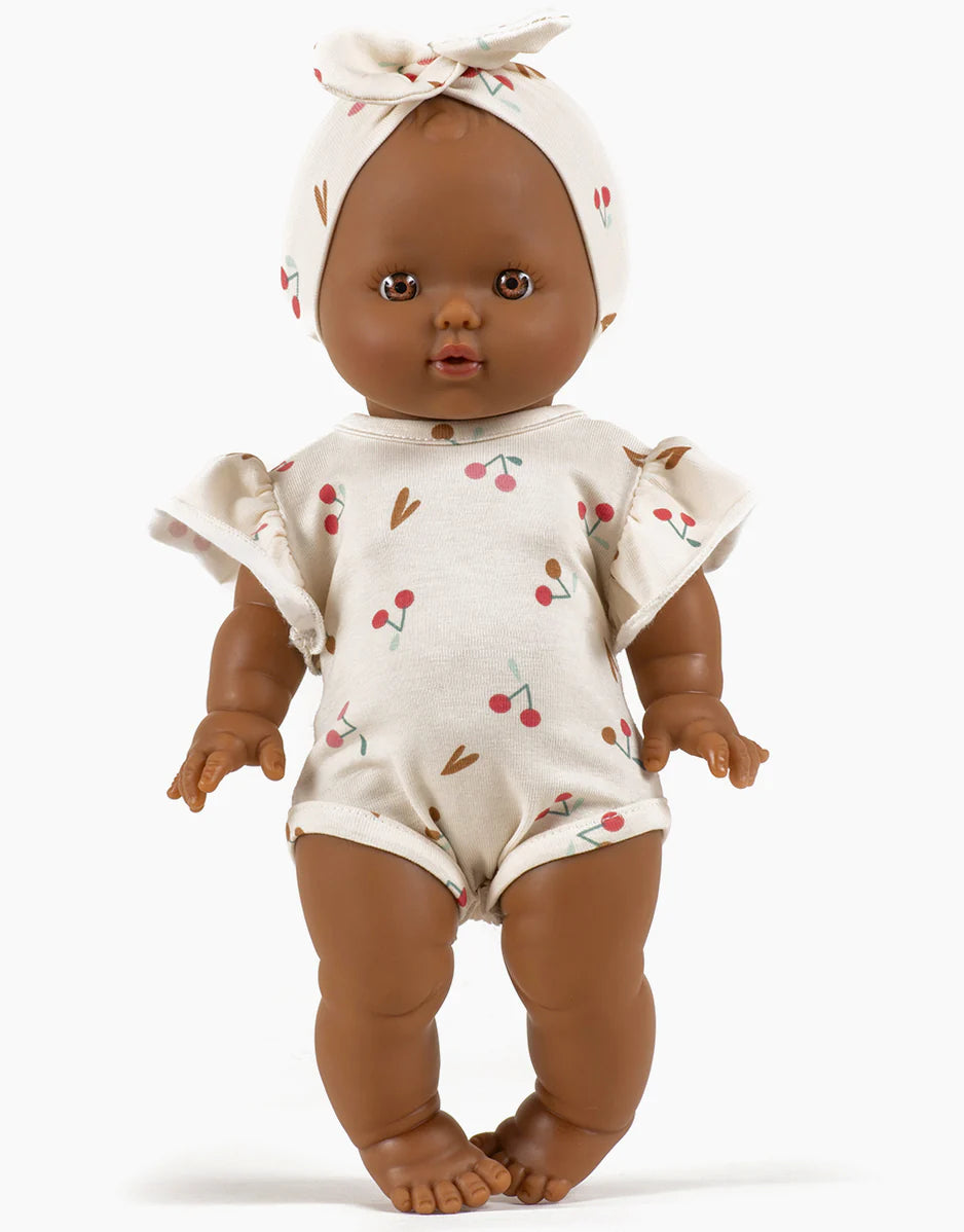 Minikane® Vintage Gordis 34cm nukk Leonie koos Cherries Ondine komplektiga