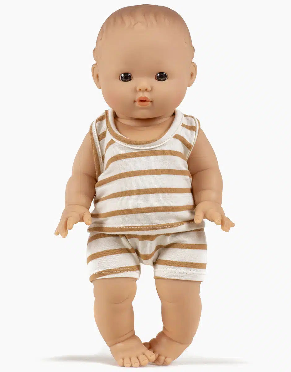 Minikane® Vintage Gordis 34cm nukk Louis koos Brown Sugar Marcel komplektiga