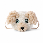 Molo pehme koerakujuline õlakott Poodle – Pearled Ivory