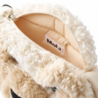 Molo pehme koerakujuline õlakott Poodle – Pearled Ivory