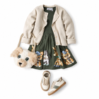 Molo pehme koerakujuline õlakott Poodle – Pearled Ivory