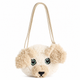 Molo pehme koerakujuline õlakott Poodle – Pearled Ivory