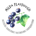 Milda Playdough 100% naturaalne voolimismass MUSTSÕSTAR, 150g.