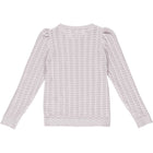 Müsli Knit needle out cardigan, soft lilac