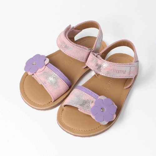 bLIFESTYLE lillega Napaea sandaalid kitsale jalale, roosa